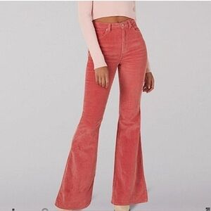 Old Navy Pink Flare Corduroy Pants